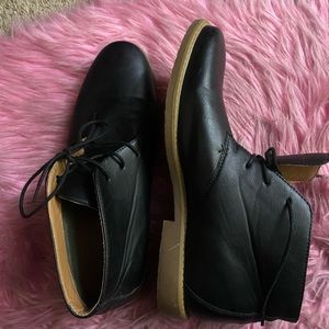 Black ankle boots
